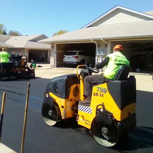 Commercial community asphalt paving