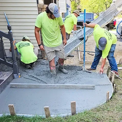 Residential concrete services from Asphalt Driveway Co.